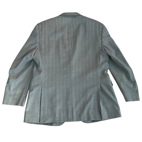 Daniel Cremieux Loro Piana Size 43R Jacket Blazer Sportcoat Union Made USA Grey - Picture 2 of 8
